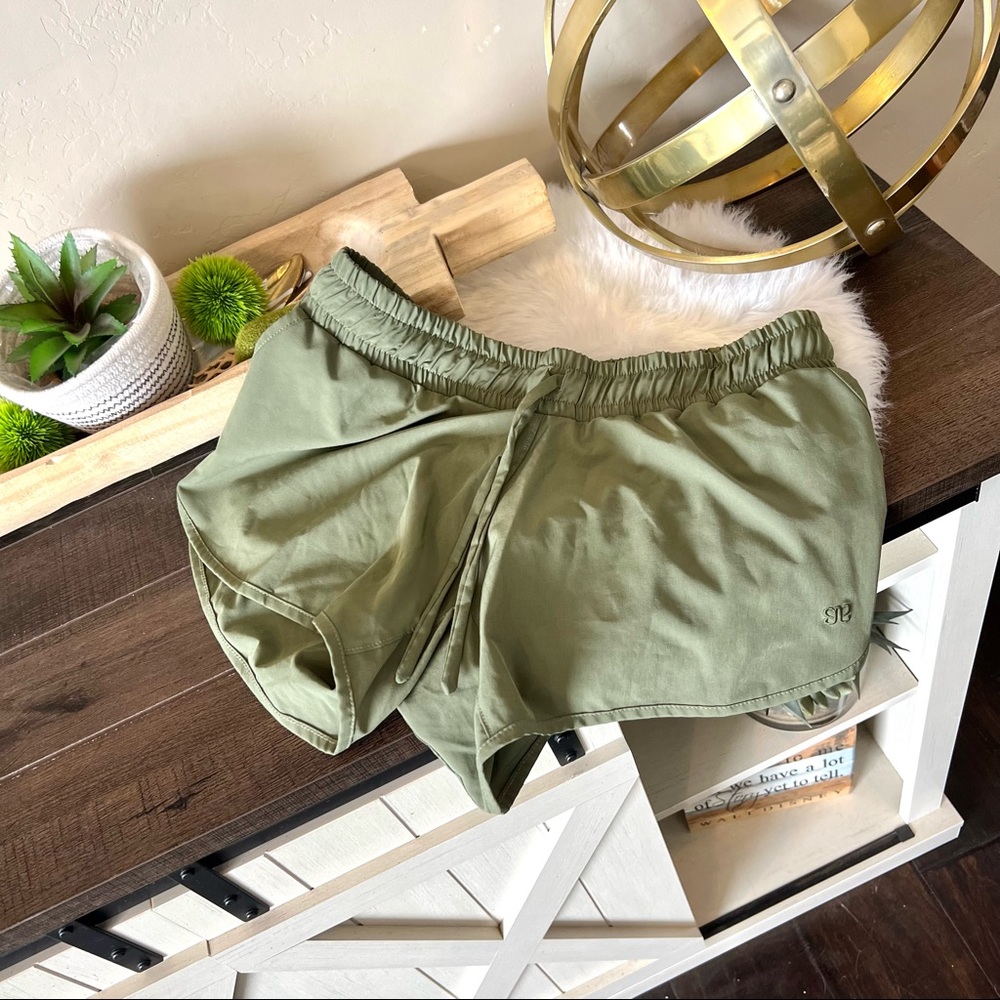 Albion ruche tie waist lined shorts #347